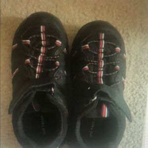 Black and red boy sneaker shoes